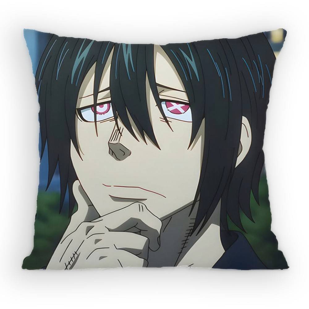 Fire Force Benimaru Shinmon Pillow Case Sofa Living Room for Bedroom car Headboard Backrest Cushion Square Cushion Nap Time