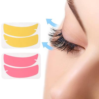 Coussinets de cils réutilisables en Silicone, 1 paire, rayures, rehausseur de cils, Extension de cils, patchs Hydrogel sous les yeux, Patch de Gel, outils de maquillage pour les yeux