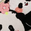Patch Stickerei Label Handtuch Stickerei Cartoon Panda Englisch Stickerei Aufkleber Kleidung Zubehör Zubehör Chenille Patch Aufkleber