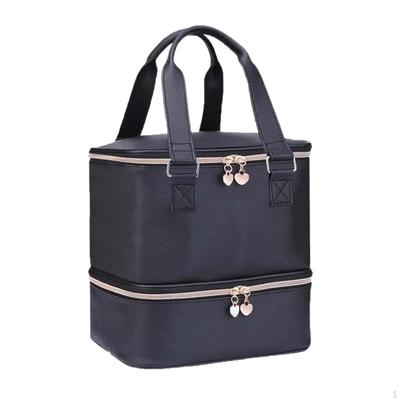 Nail Polish Carrying Case Bag,Nail Storage,Holds 30 Bottles with Handle,Nail Dryer for