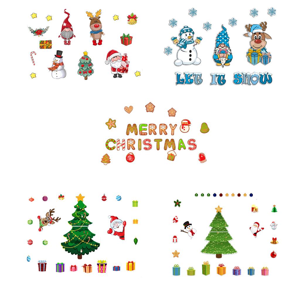 Santa Refrigerator Magnet Garage Door Magnet Decorations Festive Christmas Refrigerator Magnet Set with Santa Claus for Kitchen