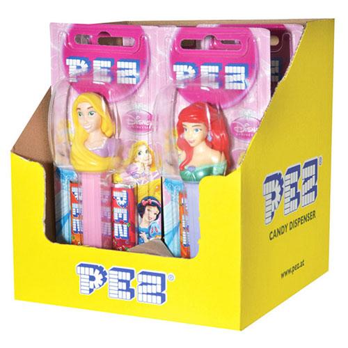 Distributeurs de bonbons Pez (6x17g) (Princesse)