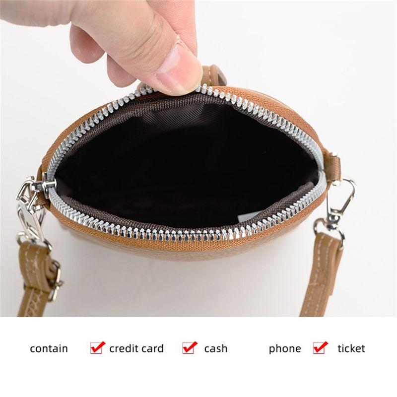 Women Fashion Shoulder Bags Artificial Leather Phone Bag for Ladies Classic Crossbody Messenger Bags Zipper Purse Wallets Money Pack