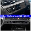 ABS Kohlefaser-Optik Mittelkonsole Instrumentenbrett Dekoration Streifen Abdeckung Zierleiste für Kia Sportage NQ5 2024 Autozubehör