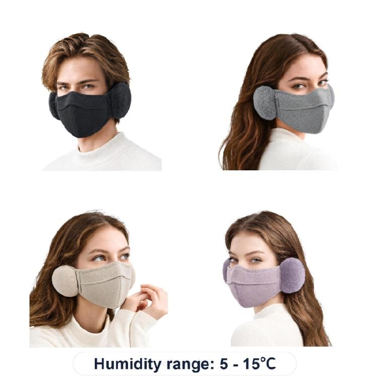 Integrated Face and Ear Cover for Adults with Stretch Fabric and Added Warmth for Fall and Winter Outdoor Wear