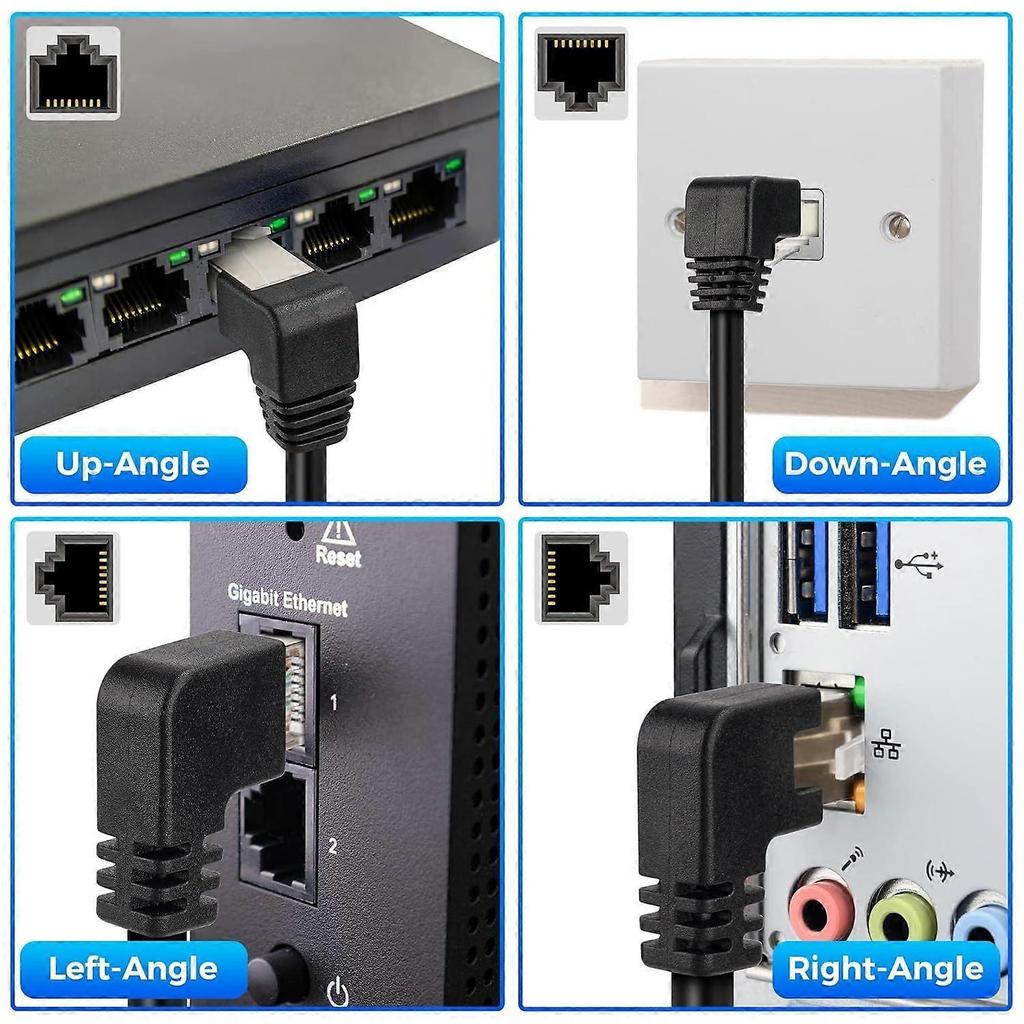 2025 Dernier Modèle Câble d'Extension Ethernet Cat 6 Pack de 5 Multiples