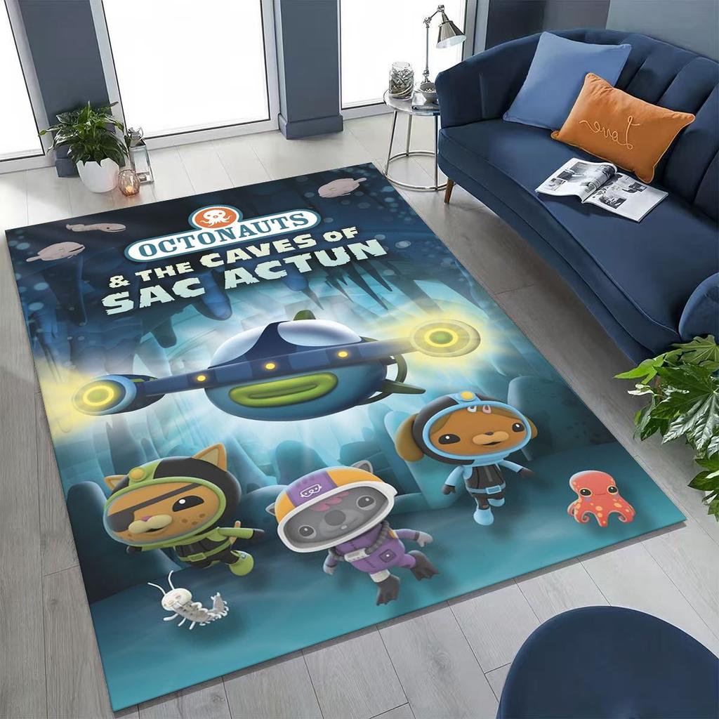 27 Style Octonauts Barnacles Cartoon Rug for Bedroom Living Room Sofa Home Doormat Decor, Large Kids Play Non-slip Floor Mat
