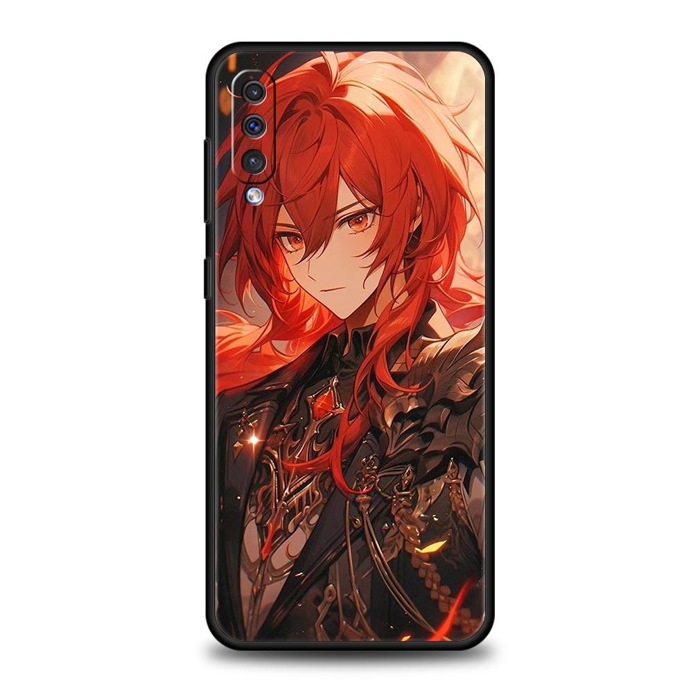 Genshin impact Genshin Zhongli Pouzdro pro Samsung A24 A12 A14 A32 A50 A70 A20E A20S A10S A22 A30 A40 A34 A54 A42 A52 5G A04s Kryt
