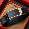 Ceinture pour homme WILLIAMPOLO en cuir de vachette à boucle automatique