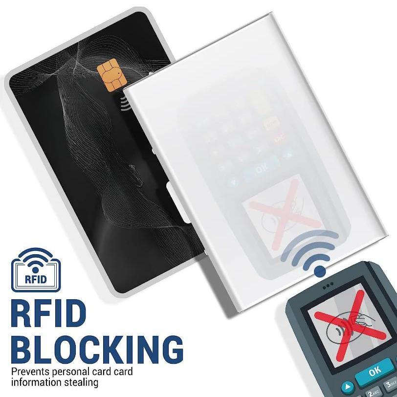 Bank Credit Card Holder Wallets Men Slim Thin Box Mini Minimalist Cardholder Case Card Pack Card Box Card Clip