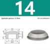 High-Temp Resistant Silicone Rubber Stopper with Card Slot Sealing Cap