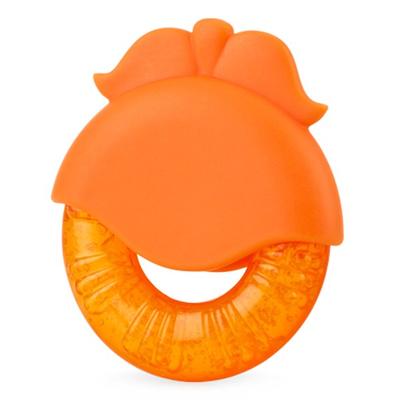 Nuby Ice Gel Fruit Teether Tangerine, Single Item, 1 Piece, Korean Baby Products