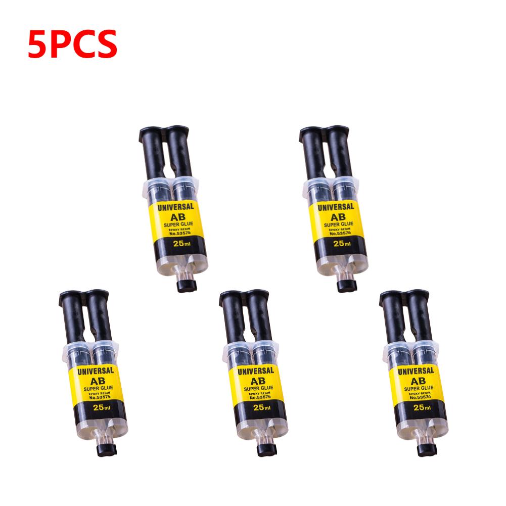 10-1 st 4/25 ml Låda Epoxiharts AB-lim Vattentät Högtemperaturbeständig Allround Reparation Tryckrörslim Träbearbetning