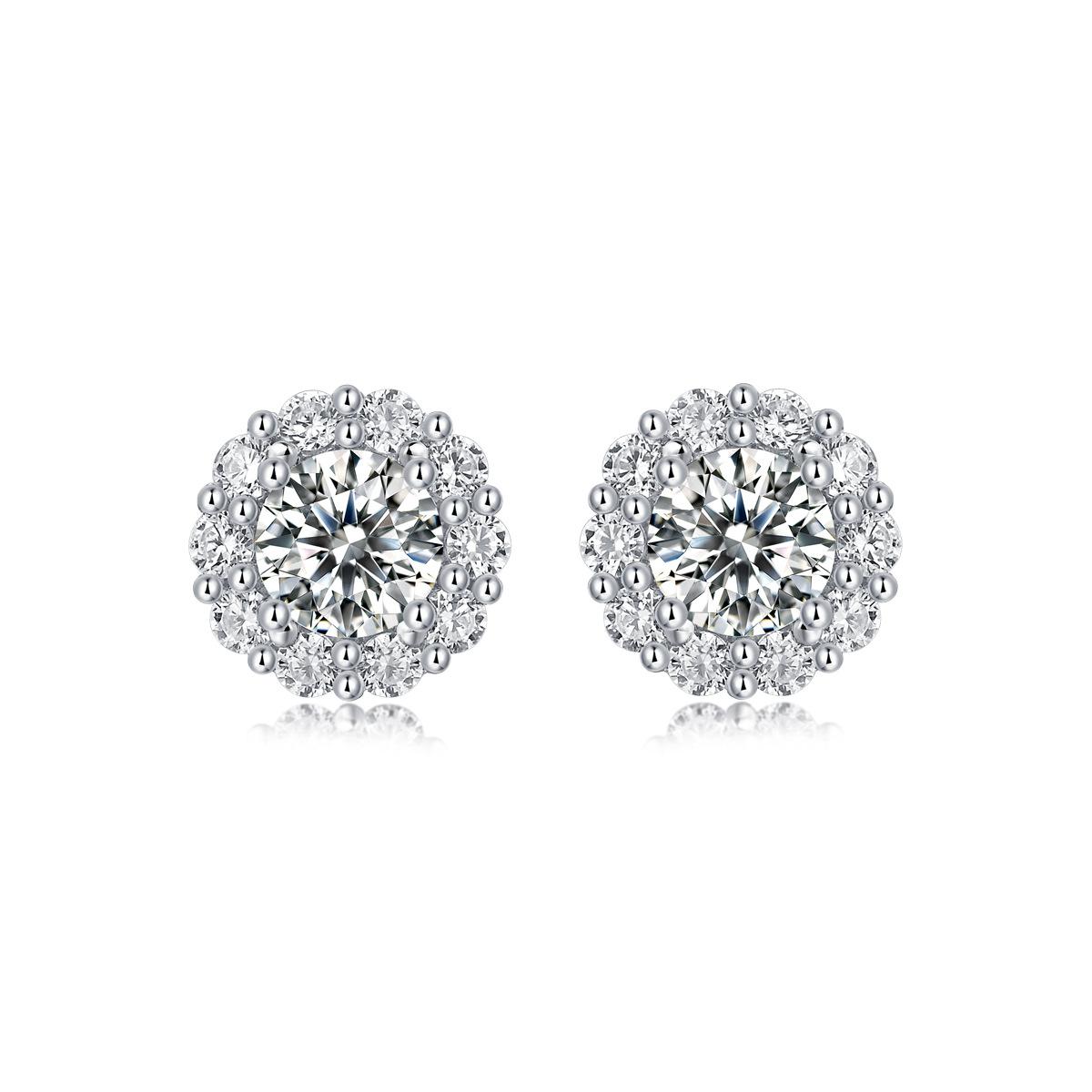 

Серьги из серебра 925 пробы, муассанитовые звездные серьги, украшения для ушей