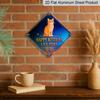 2D Flat, 1pc - One 2D Plane with A Happy Cat Theme | Vintage Aluminum Sign, Perfect for Cat Lovers, Ideal for Decorating Living Rooms, Bedrooms