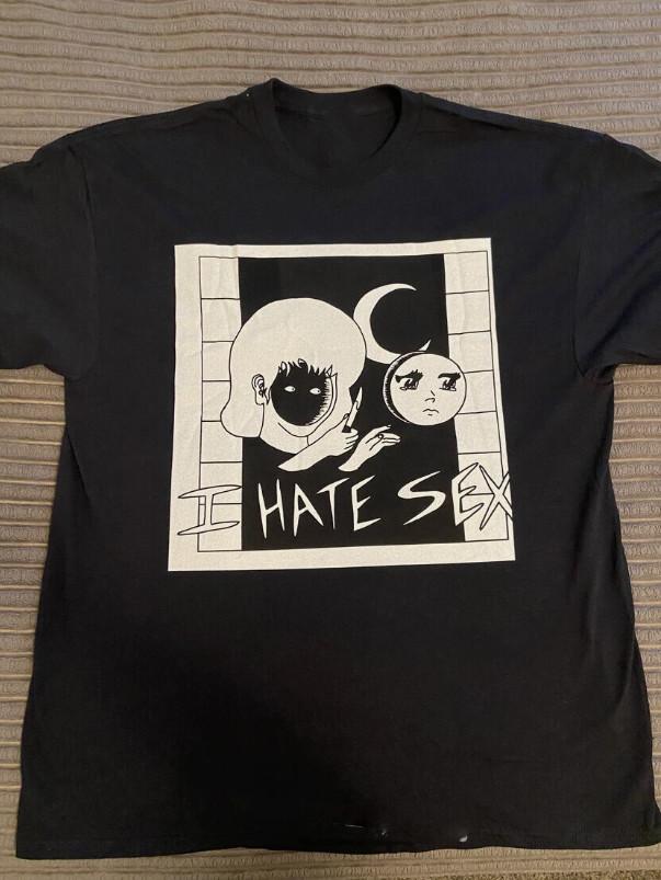 I Hate Sex Band Tshirt Black Unisex Short Sleeve S5Xl Shirt Unisex T-Shirt XXXL
