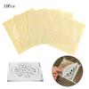 10 pcs Bathtub Disposable Sink Shower Bath Hair Catcher Mesh Stickers Filter Floor Drain Cover