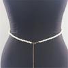 Luxurious Chest Chain for Women Artificial Pearls Choker Chain Necklace Body Chain Night Club Body Jewelry for Formal