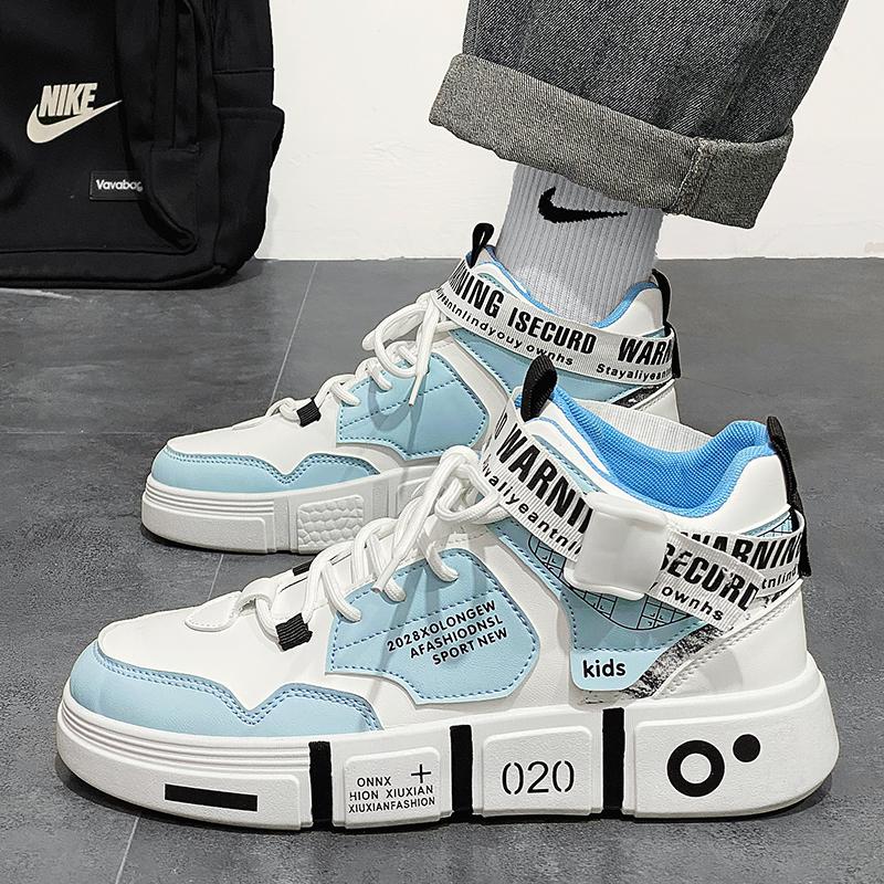 

Высокие туфли для старшей школы, мужская повседневная спортивная обувь, бархатная мужская обувь, подростковая обувь для старшеклассников из хлопка, зимняя обувь для детей старшего возраста 31