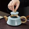 Ked Glaze of Teapot Clay Pot Tea Set and Ge Kiln Teeware Teware Yixing Clay Kettle Coffeeware Teaware Gaiwan Teapots Samovar