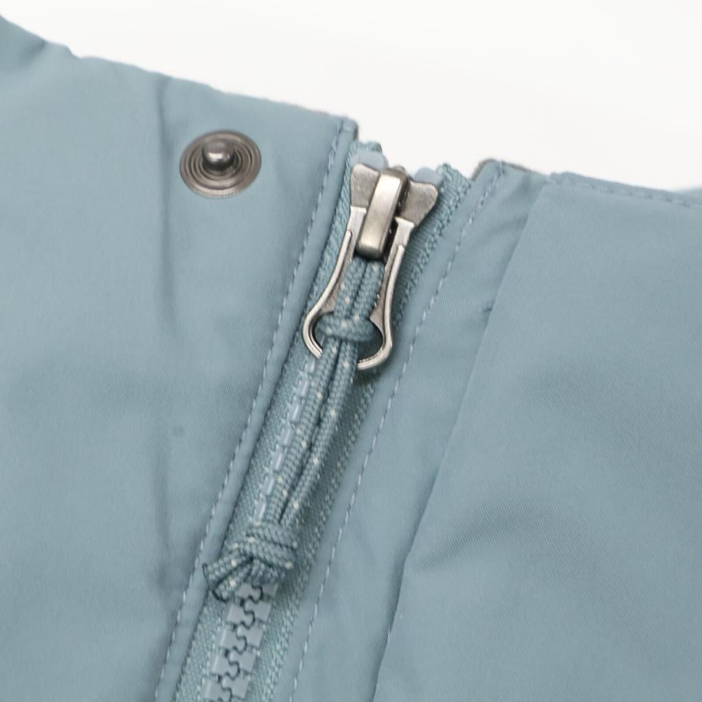 LLBean Blue 2-way Jacket with Fleece Liner Jacket M Blue grayUsed