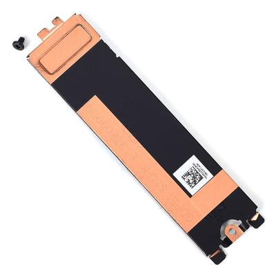 Slot 2 M.2 SSD Hard Drive Heatsink Cover with Thermal Protection for Dell XPS 15 9520 9510 9500, Dell XPS 15 9520 9510 SSD Heatsink PN: 04TW9C 4TW9C