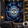 Tapisserie murale Tissu imprimé Manchester United pour salon chambre décoration intérieure