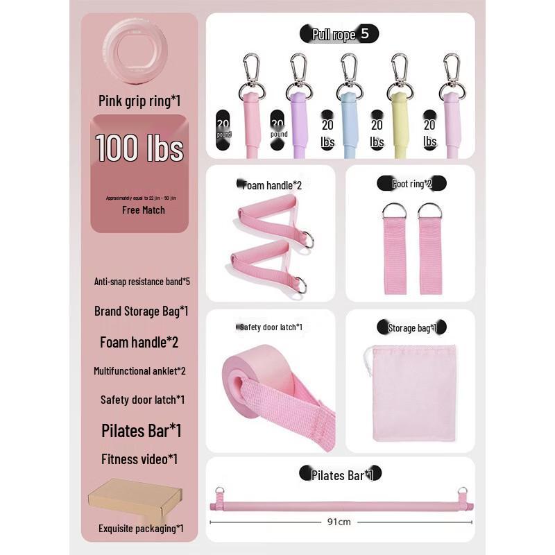 Door Anchor Resistance Band Fitness Set