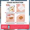 Set of 2 Temporary Tattoos National Flag Decals for Face and Arm, Body Decoration for Football Supporters for Sporting Events