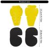 Removable  Guards for Hip & Knees Protective Gear Set Hip & Knee Protectors Abrasion Resistant Pants Protections set