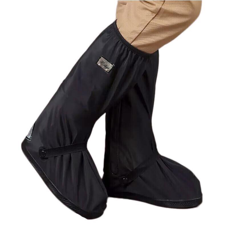 Unisex High-Tube PVC Waterproof Rain Shoe Covers