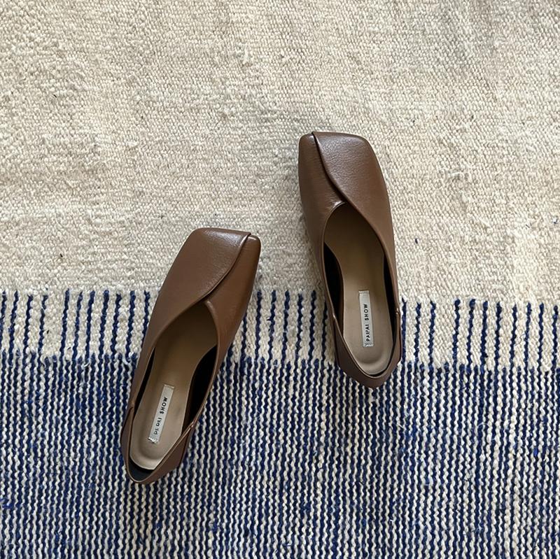 Fashion 2025 Spring Autumn Slip On Women Mary Jane Shoes Fashion Female Outdoor Soft Leather Dress Flats Shoes