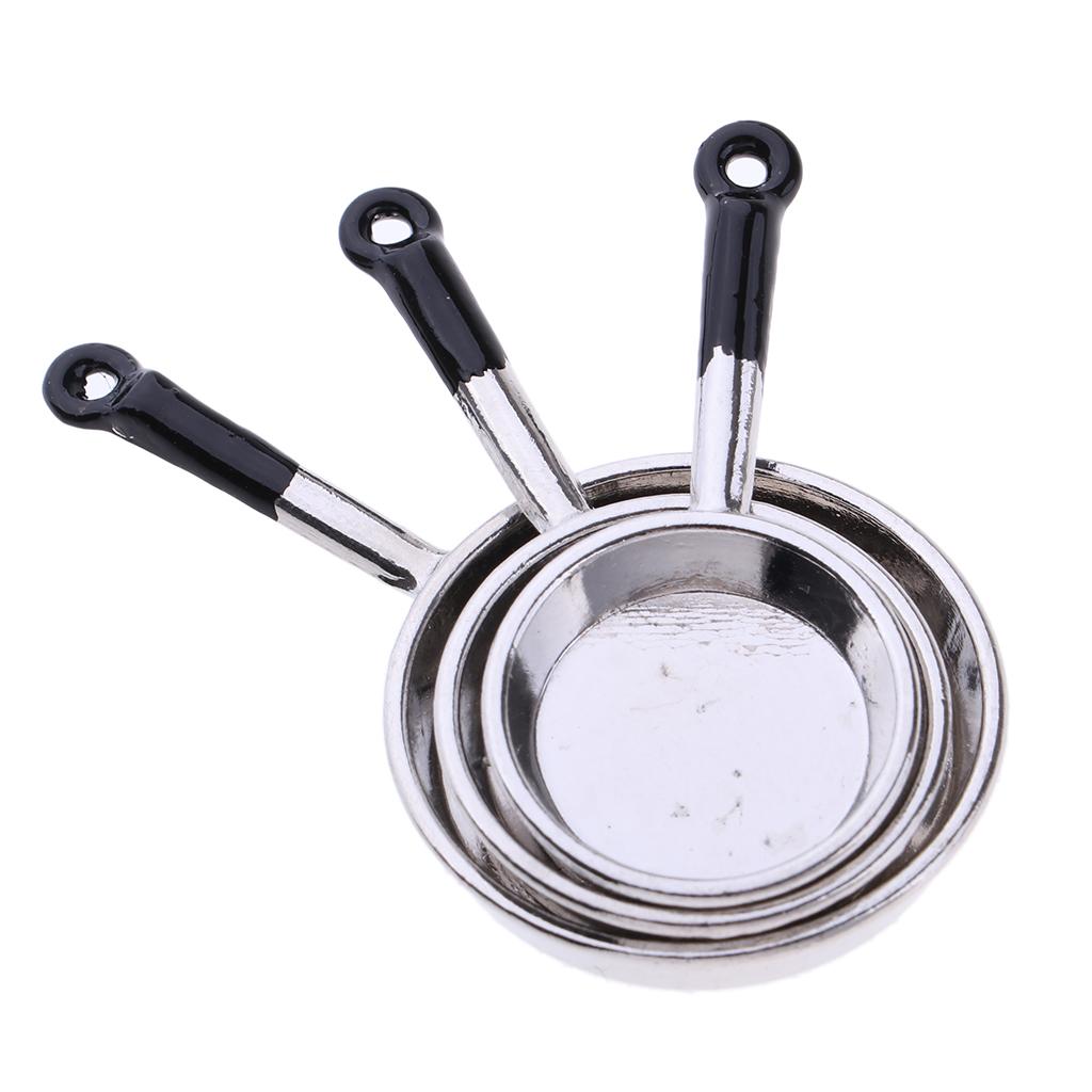 Set Miniature Pots And Pans Utensils/12 Ornaments