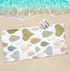 Vibrant Tropical Print Bath Towel - Soft Absorbent Towel for Family & Travel, Colorful Beach Design for Summer Fun
