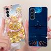 Clear For Samsung A26 SM-A266E SM-A266B Case For Samsung Galaxy A26 Cover Luxury Fashion Flowers Cute Kawaii Painted
