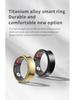 Titanium Alloy Smart Ring SR05: Heart Rate Monitor, Video Player, Unisex, Black Tech, Waterproof, Bluetooth Wearable