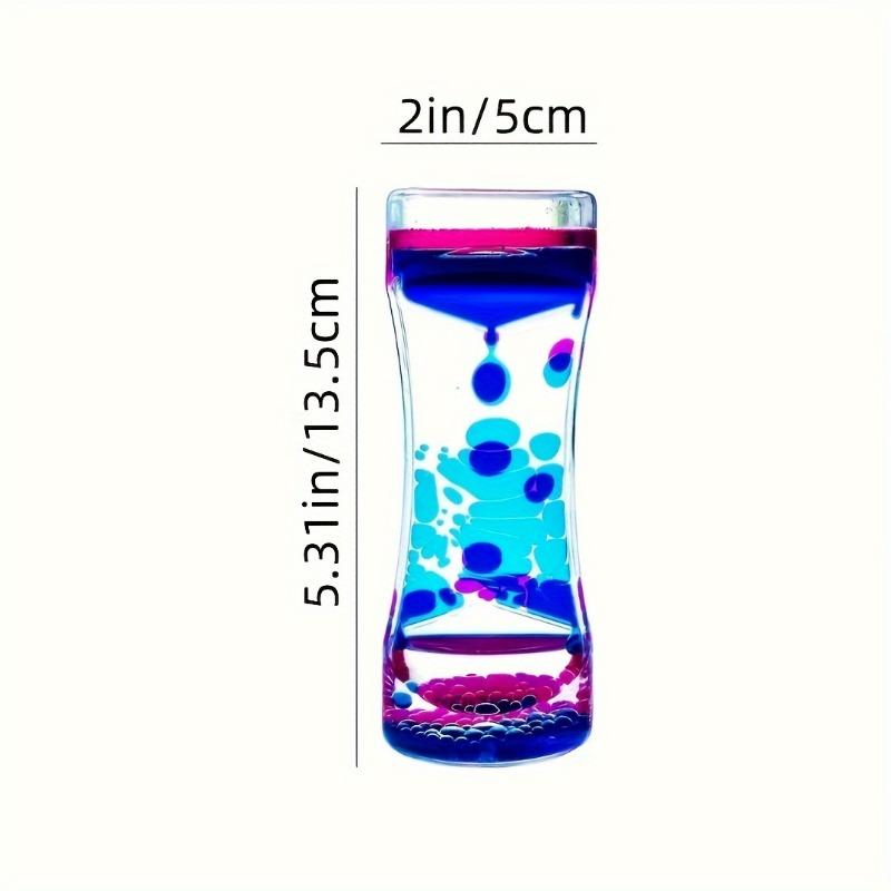 Liquid Motion Timer Sensory Fidget Toy Colorful Liquid Hourglass