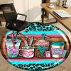 1pc Nurse Print Carpet for Office Non Slip, Round Carpet, Soft & Comfortable, Carpet for Office, Lightweight Round Floor Mat