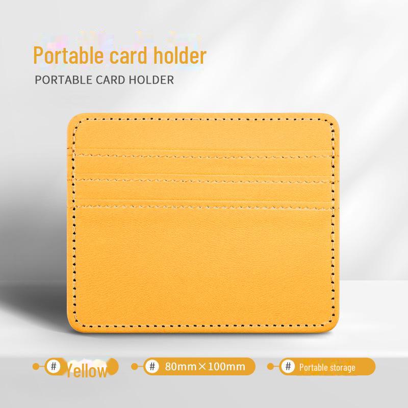 

Держатель для нескольких карт из искусственной кожи с защитой от RFID и защитой от NFC