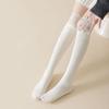 Breathable Women's Long Socks Solid Color Knee High Socks Fashion Girl's Stacked Socks  Boot Socks