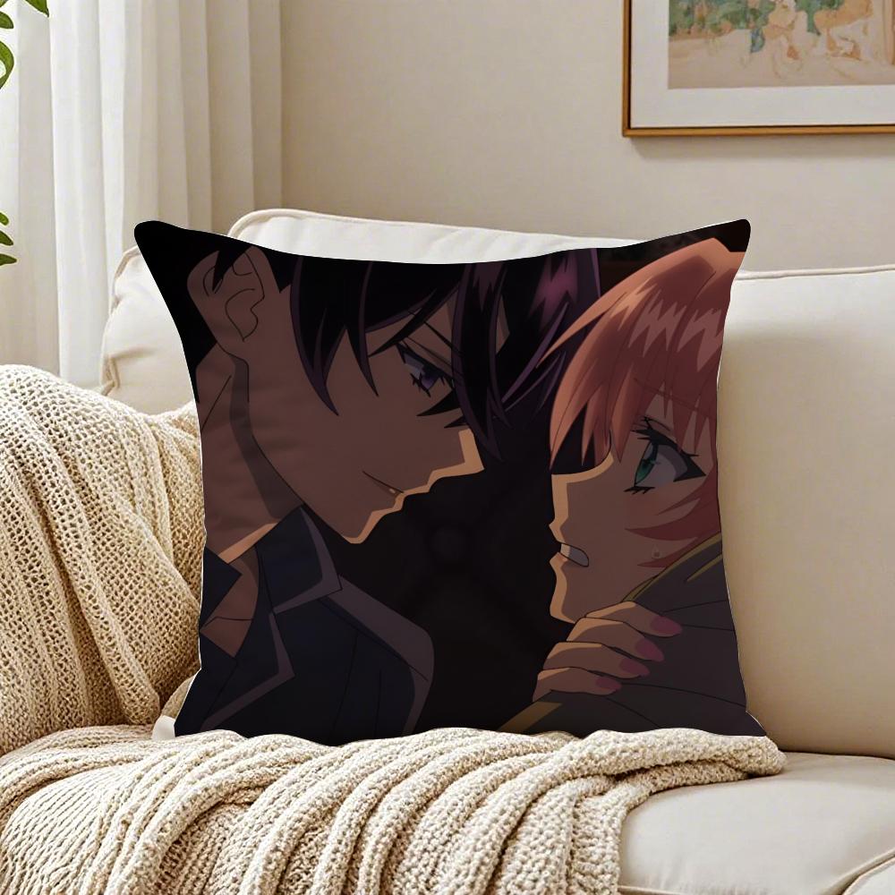 Isekai Romantic Light Novel Comic 7th TTime Loop Cushion Cover Pillowcase Antidustmite living Room Sofa Decor Cushion Room