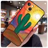 Plant Cactus Case For iPhone 16 12 13 11 14 15 Pro Max Plus X XR XS 13 12 Mini Back Cover Capa