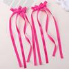 LOVEKIKI 2Pcs Long Tassel Hair Bow Hair Clips for Girl Lovely Ribbon Headwear Ins Party Ponytail Barrette Women Hair Accessories