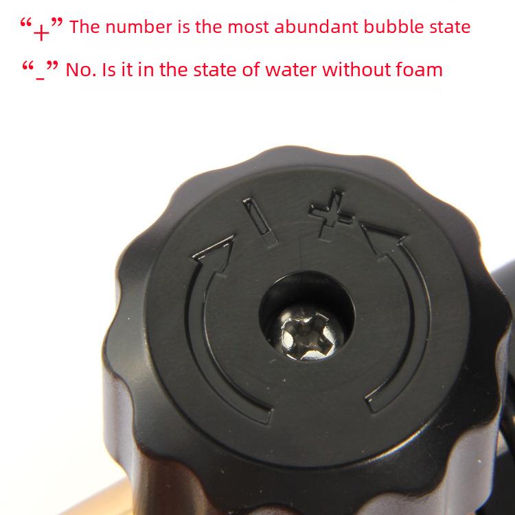 High-Pressure Car Wash Water Gun with Foam Spray and Brush Attachment