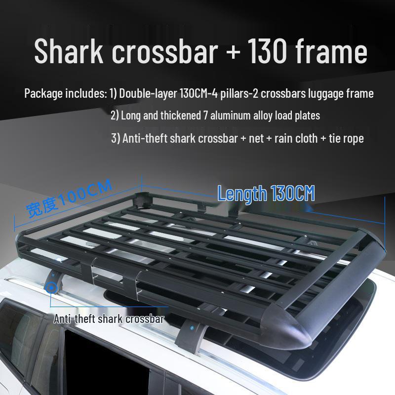 BYD Tang Roof Rack: Aluminum Alloy SUV Luggage & Cargo Basket for Off-road Travel.