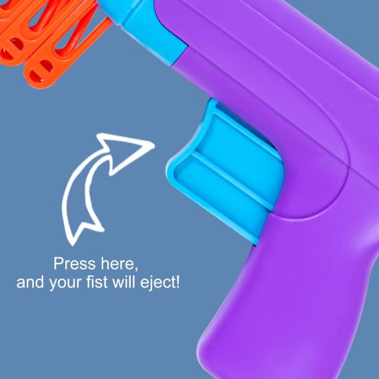 1 Set Retractable Fist Toy Prank Fists Shooter Grabber Robot Arm Kids Games