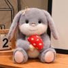 Newest Mushroom Rabbit Mushroom Green Plant Kawaii Plush Toy Figure Doll Cartoon Anime Cute Kids Birthday Holiday Gift Doll