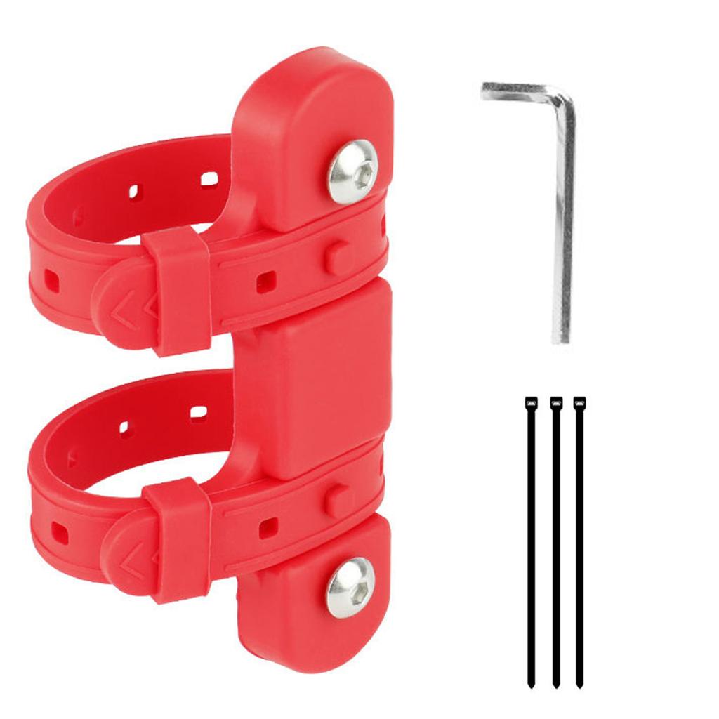 Pasek mocujący bidon rowerowy Miękki silikonowy pasek Bez dziurkowanych wzorów Łatwy w użyciu do noszenia bidonu rowerowego