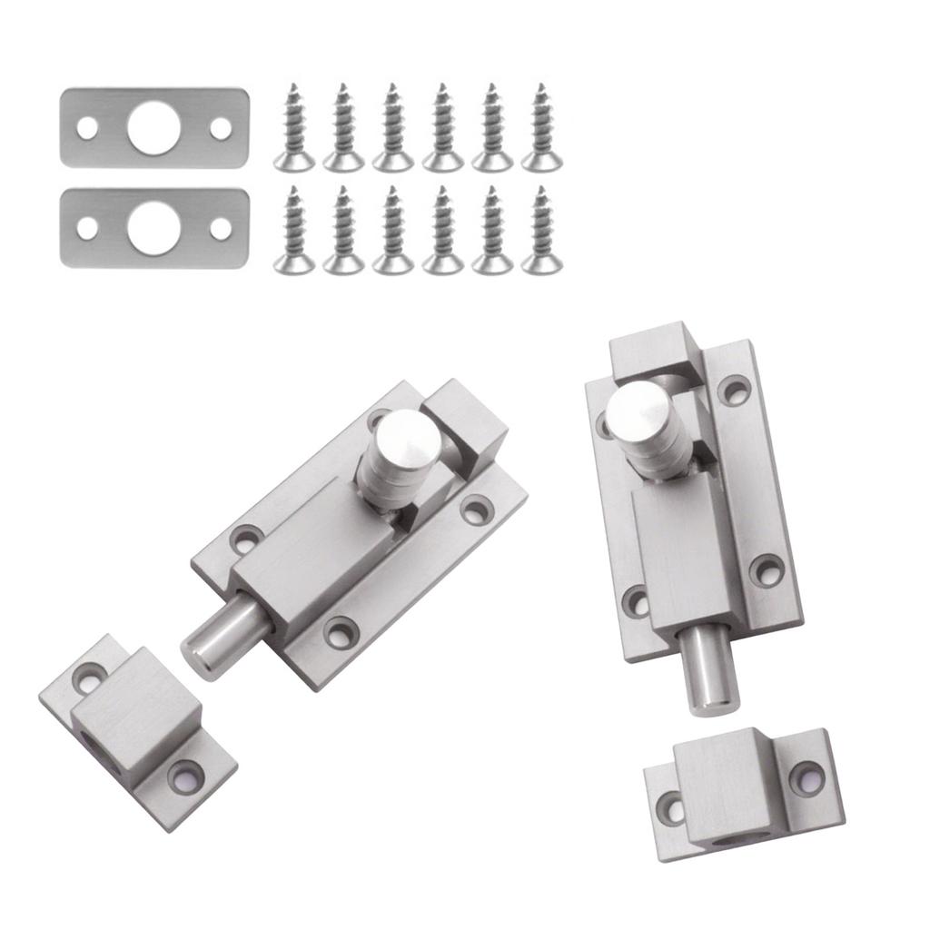 Stainless Steel Mount Door Bolt Rusts Proof Heavy Type Cabinet Latches For Outdoor Security Easy Installation