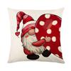 45X45Cm New Christmas Printed Detachable Cushion Pillow Cover Square Bedhead Living Room Sofa Cushion Cover
